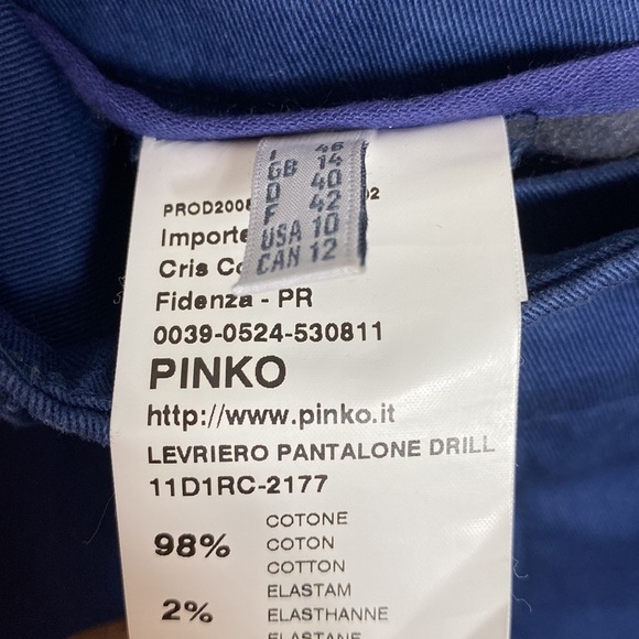 PINKO wide leg trouser Size 10 - Picture 8 of 15